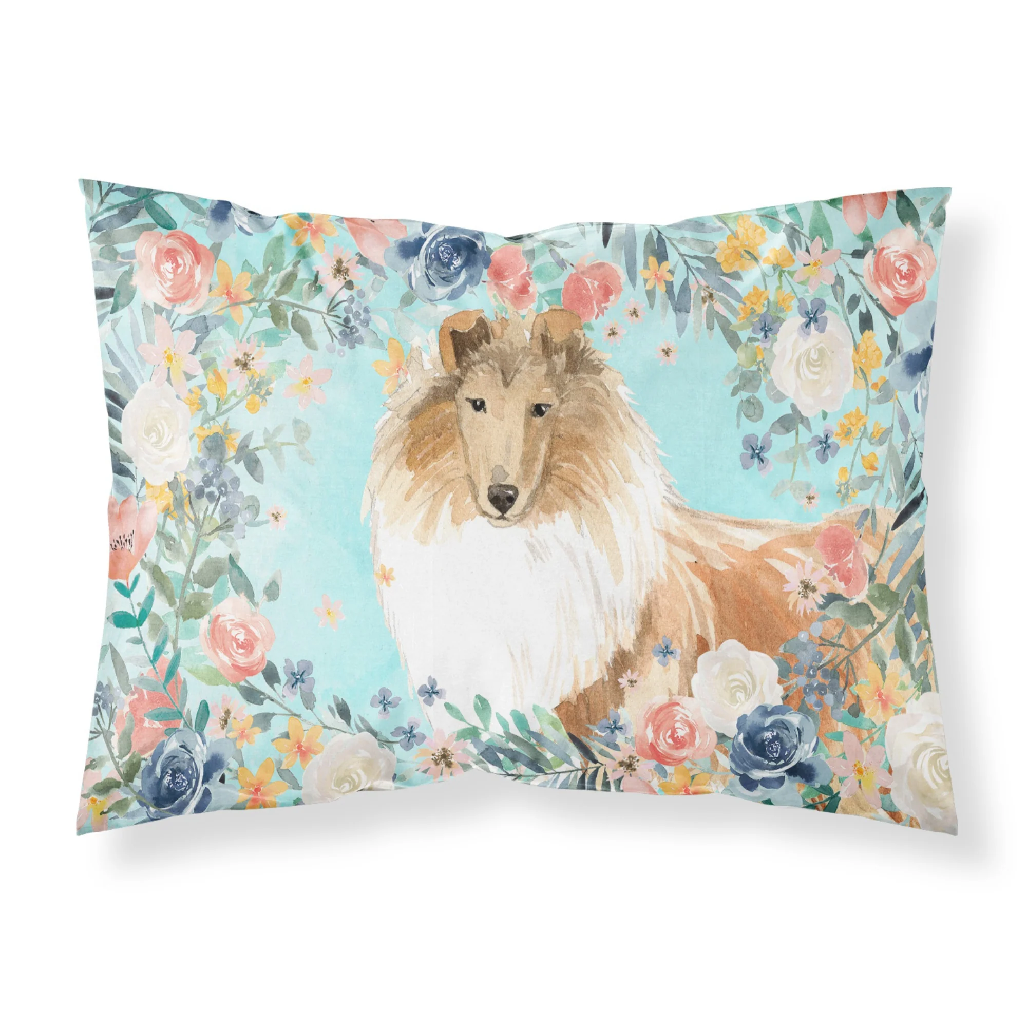 'Caroline'S Treasures Collie Fabric Standard Pillowcases, Multicolor'