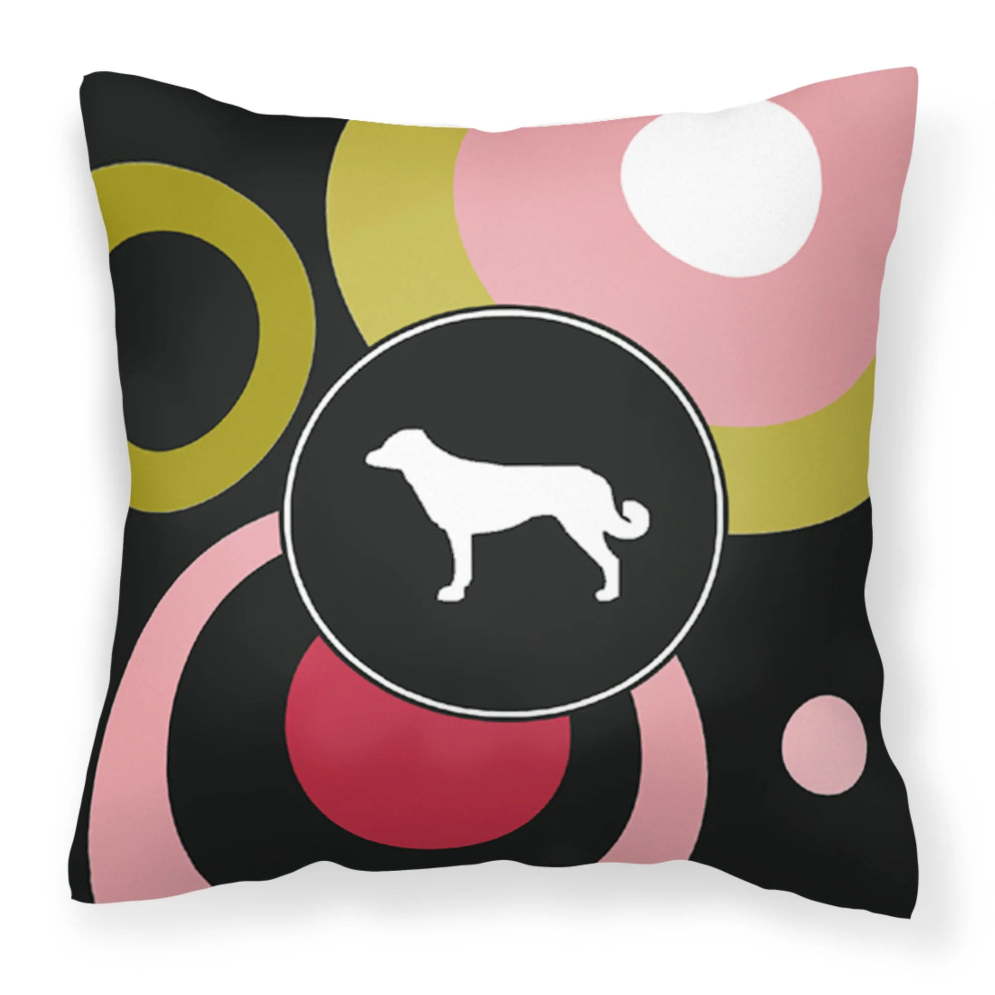 'Caroline'S Treasures Kj1008Pw1414 Anatolian Shepherd Decorative Canvas Fabric Pillow, Large, Multicolor'
