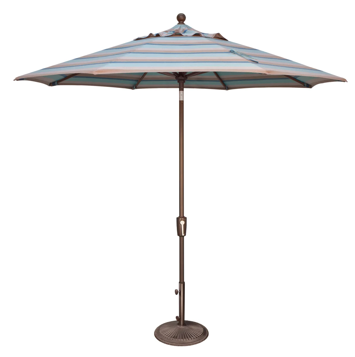 Catalina Ssum92-0900-A58039 Push Button Market Umbrella Gateway Mist Stripe