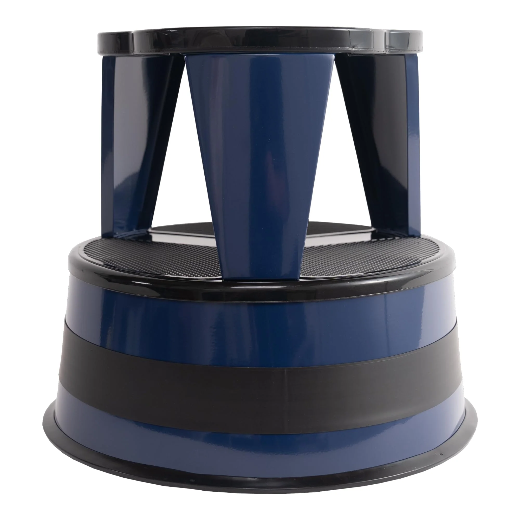 Cramer Kik Step Steel Step Stool - Two Step Stool, Holds 350 lbs (Blue)