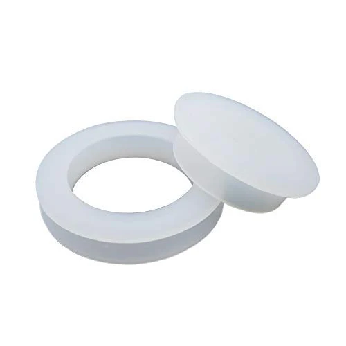 Dgq Silicon Rubber Umbrella Table Hole Ring & Cap Set For 2' Standard Table Hole- 1 Pack - Patio Table Umbrella Thicker Hole Ri