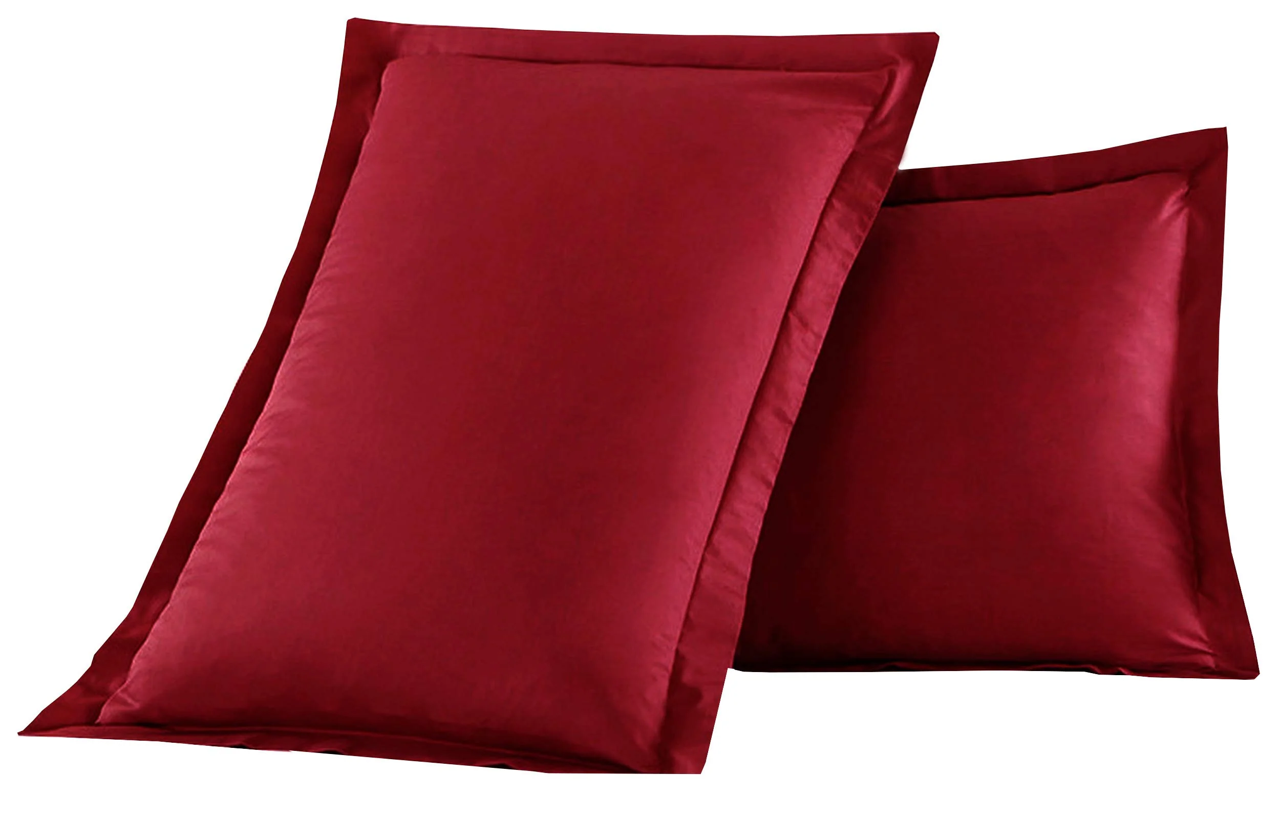 Elegant Comfort Luxury Ultra-Soft Premium Hotel Quality 2-Piece Pillow Shams Microfiber Double Brushed Wrinkle Resistant, Standa