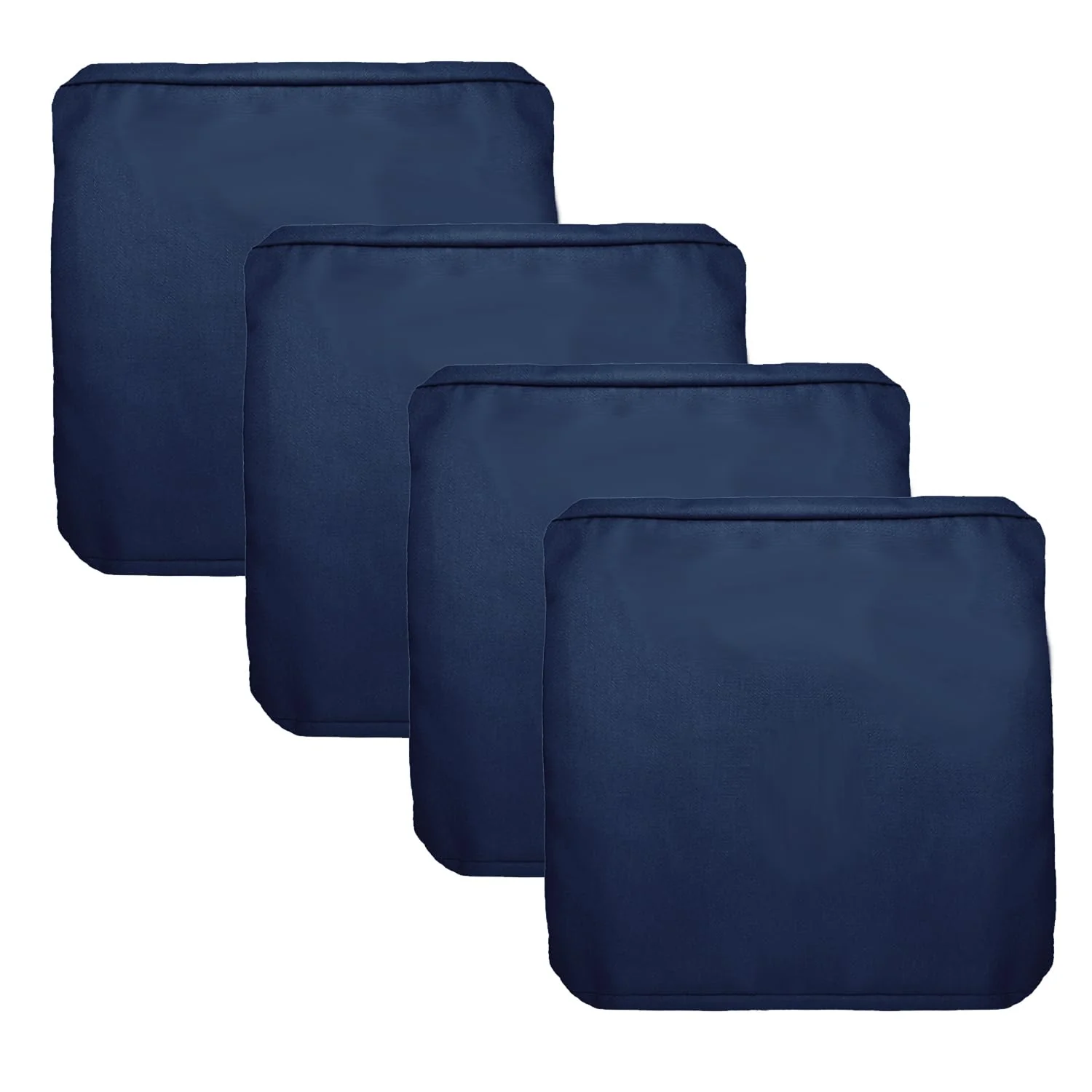Flymei Patio Cushion Covers 25X25X5 Waterproof Outdoor Cushion Cover Replacement 4Packs Outdoor Seat Cushion Slipcover For Ratta