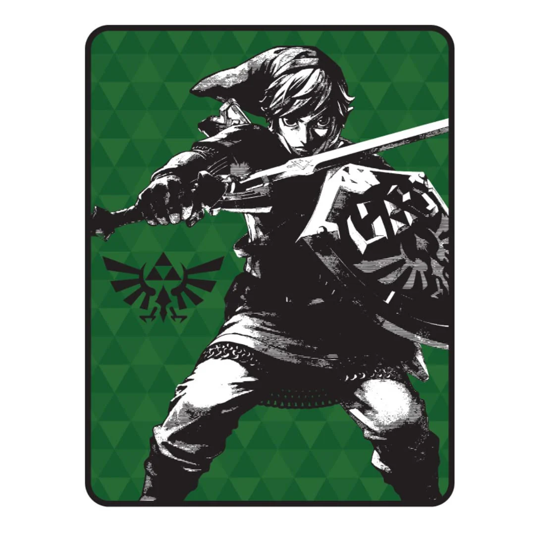 Franco Collectibles The Legend Of Zelda Retro Video Game Bedding Super Soft Micro Raschel Throw, 46 In X 60 In, (Official Licens