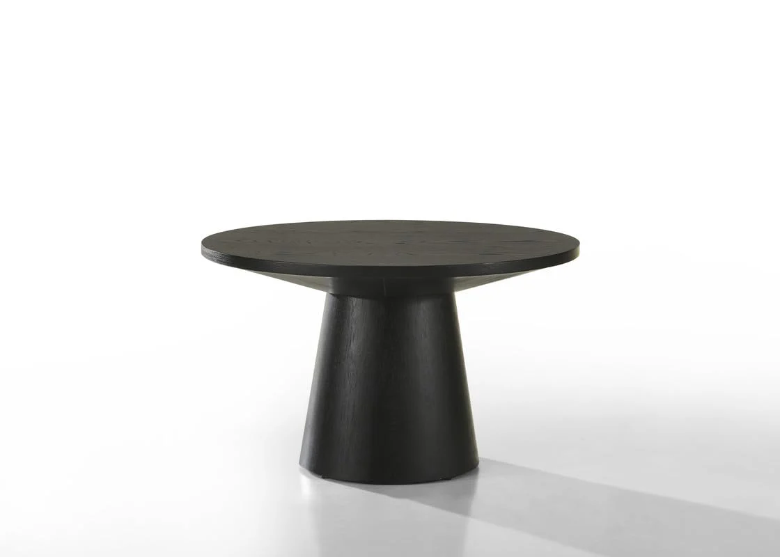 Jasper Ebony Black 29 Round Coffee Table