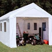 King Canopy Hc1020Pcsl 10 X 20 Ft. Hercules Snow Load With Enclosure Kit - 8 Leg Canopy- White