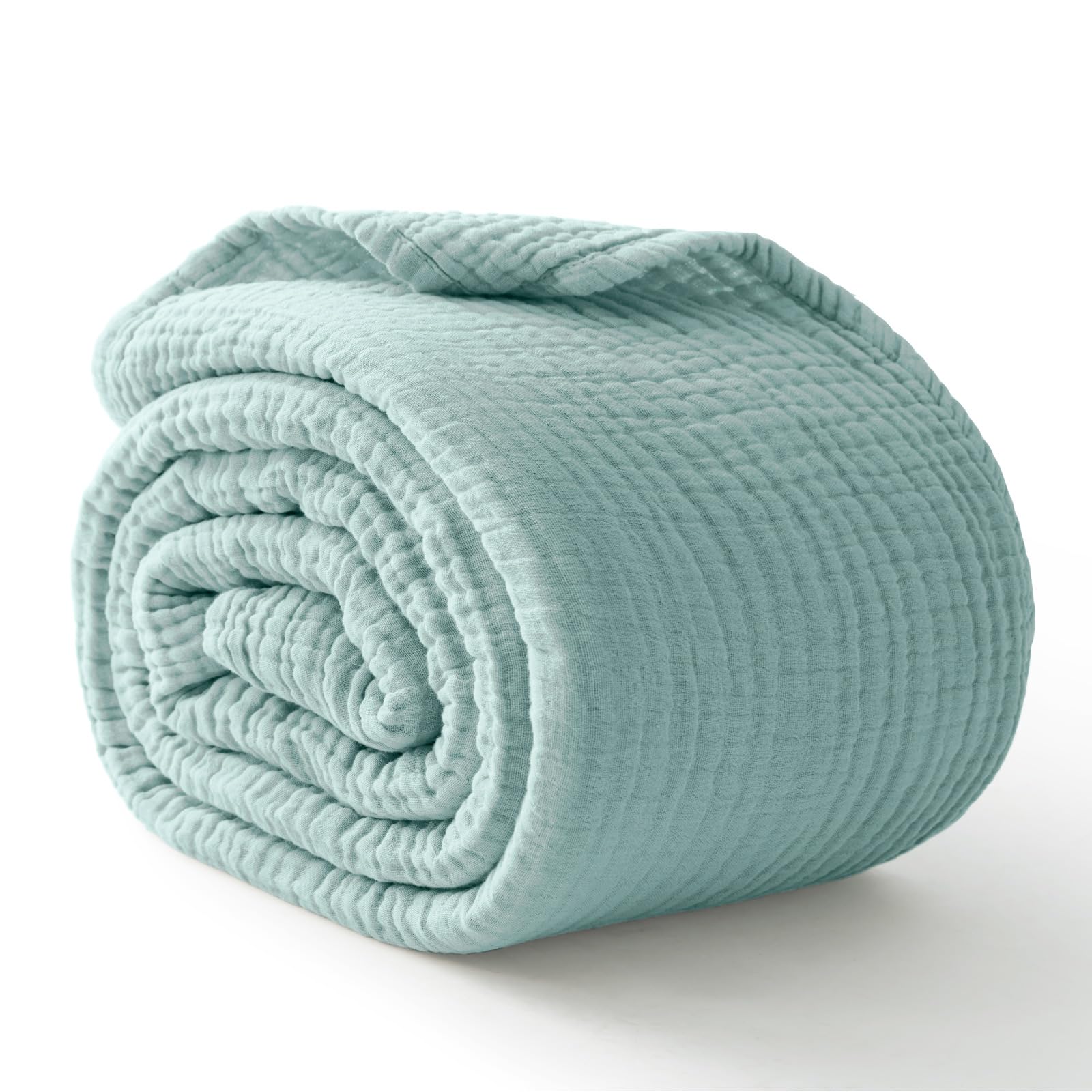 Kozyhvn 100% Cotton Muslin Blanket 40 x 40 , Breathable and Lightweight Cotton Twin Blankets, Soft Cooling Summer Gauze Blanket