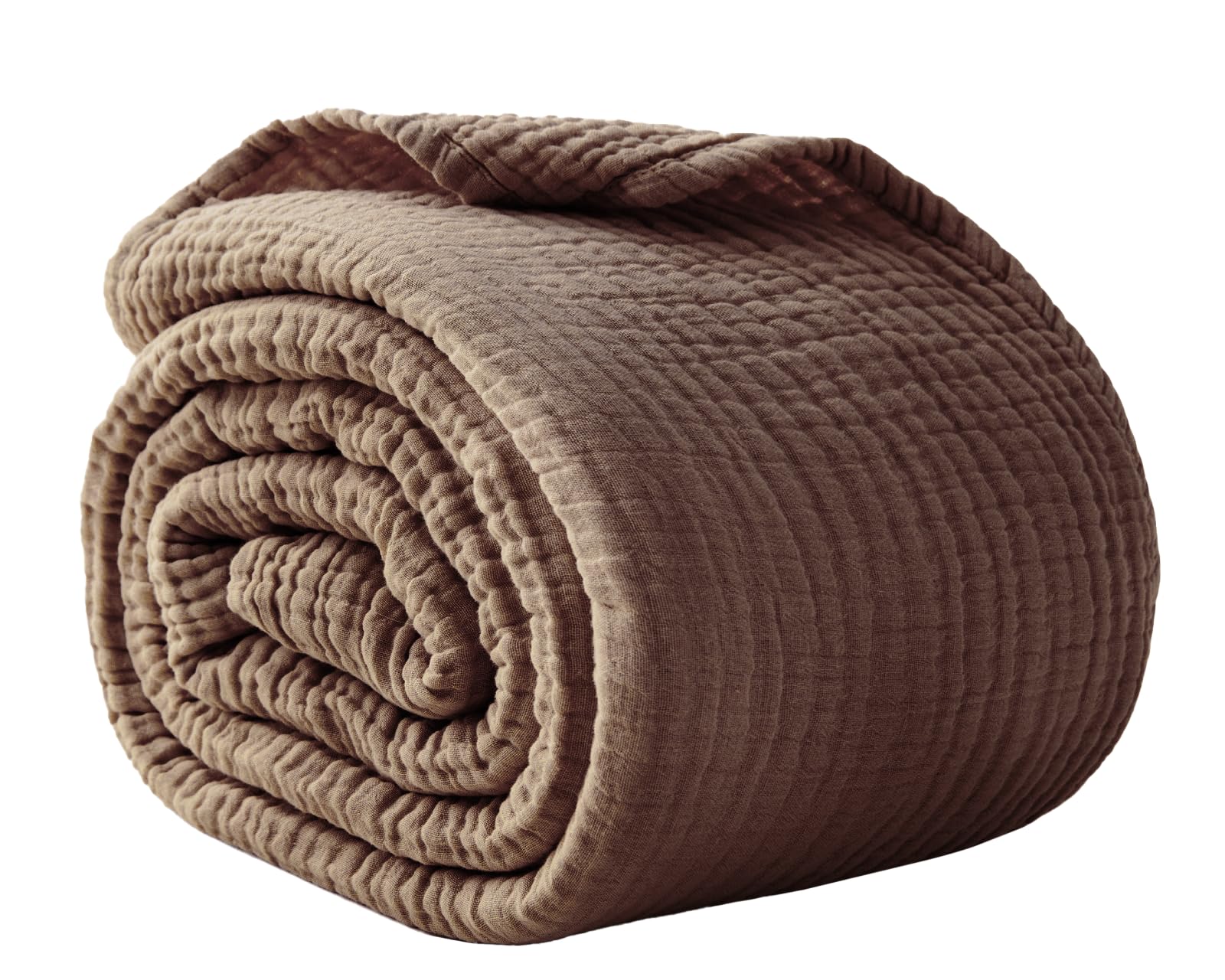 Kozyhvn 100% Cotton Muslin Blanket 50 x 60 , Breathable and Lightweight Cotton Throw Blankets for Couch, Soft Cooling Summer Ga
