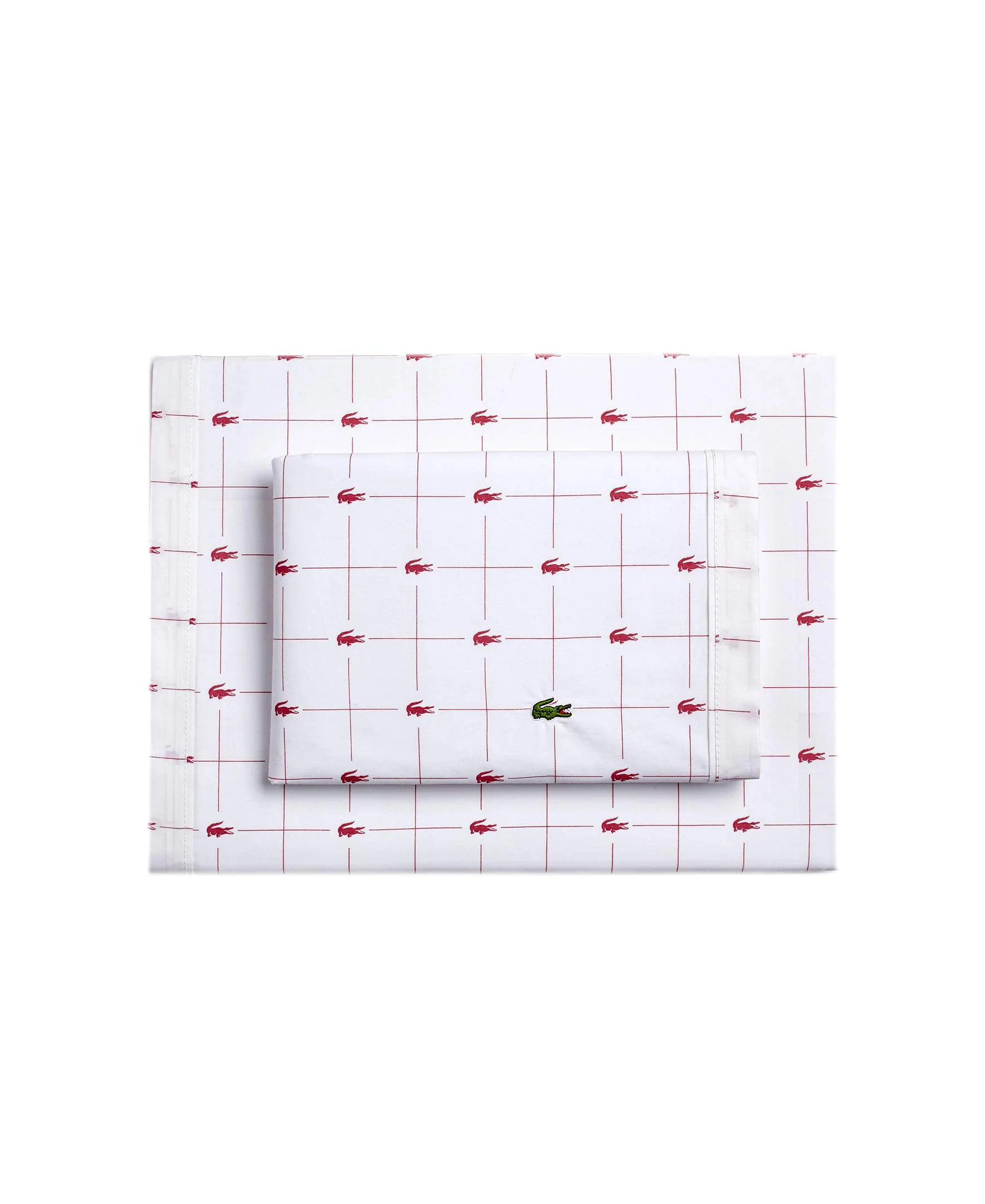 Lacoste Slice Sheet Set, Twin, Baroque Rose