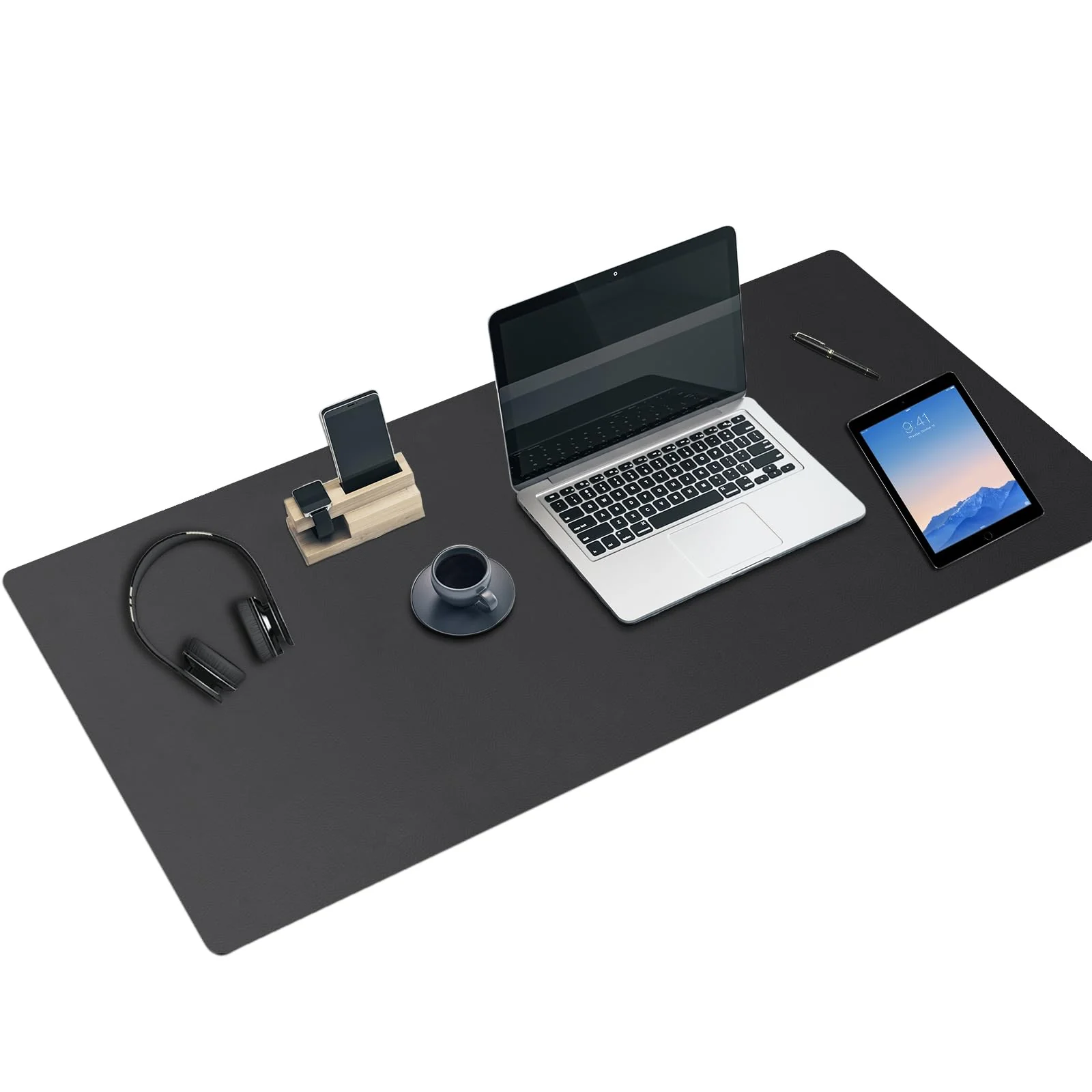 Leather Desk Mat,47'X 24'Xxx Large Business Desk Pad,Waterproof Desk Mat For Desktop, Desk Mat For Keyboard And Mouse,Leather