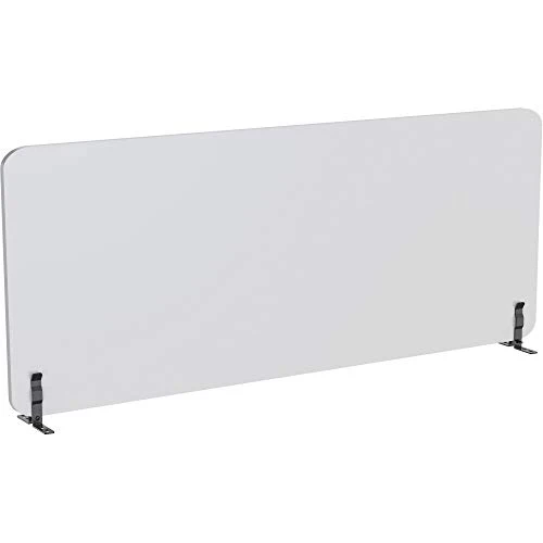 Lorell Acoustic Desktop Privacy Panel Light gray