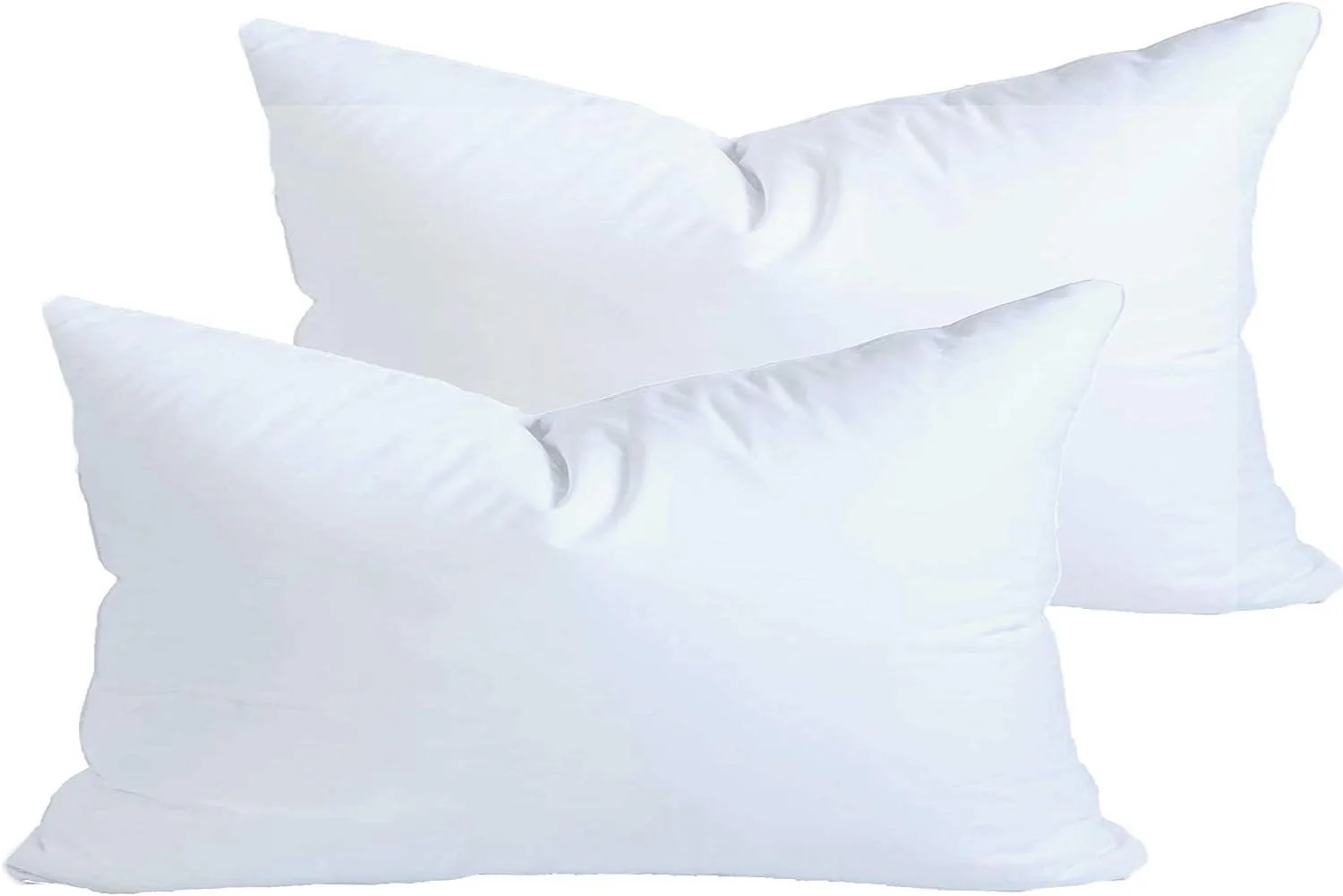 Moonrest Set Of Two Down Alternative Rectangle Pillow Insert Form%100 Cotton Blend Fabric Cover, Decorative Throw Pillow, Sofa C
