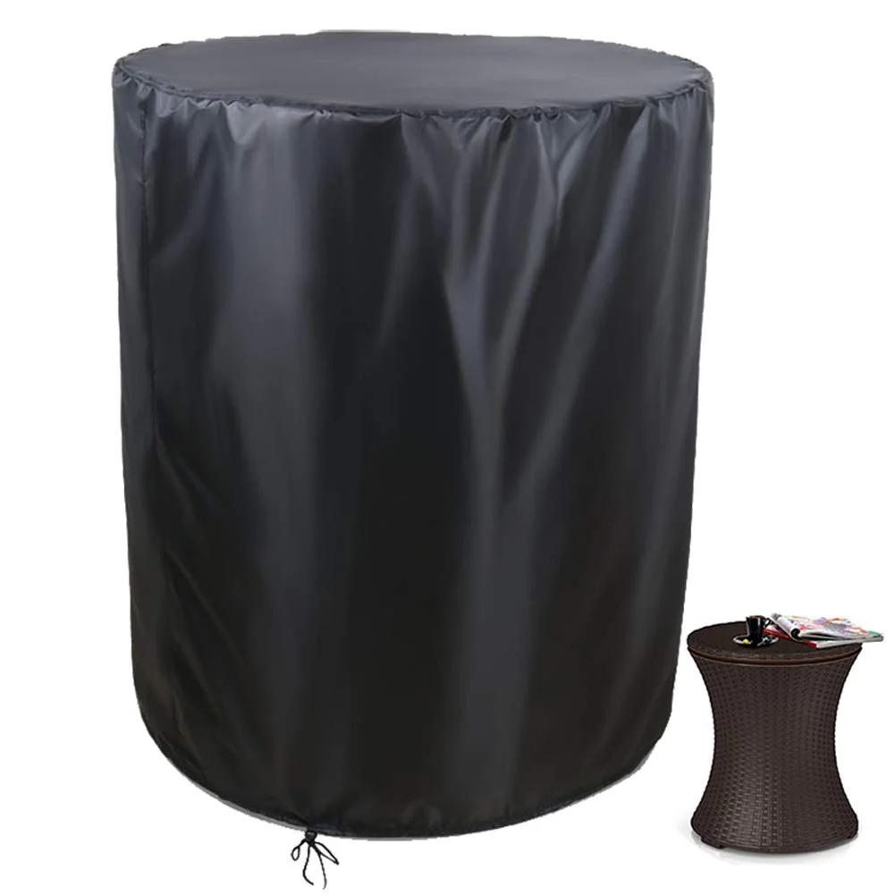 Saking Outdoor Bar Cover,Patio Cooler Small Table Cover For Keter 7.5 Gallon Outdoor Cooler Table -Round, 21' D X 23' H