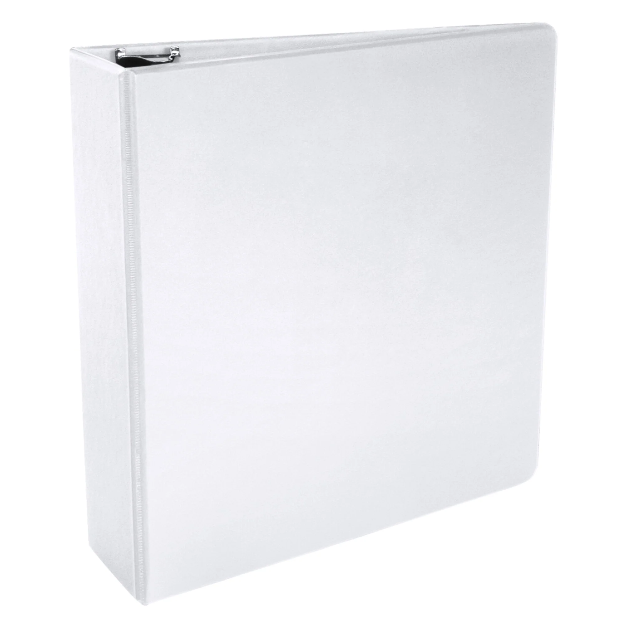 School Smart Polypropylene D-Ring Binder, 3 Inches, White