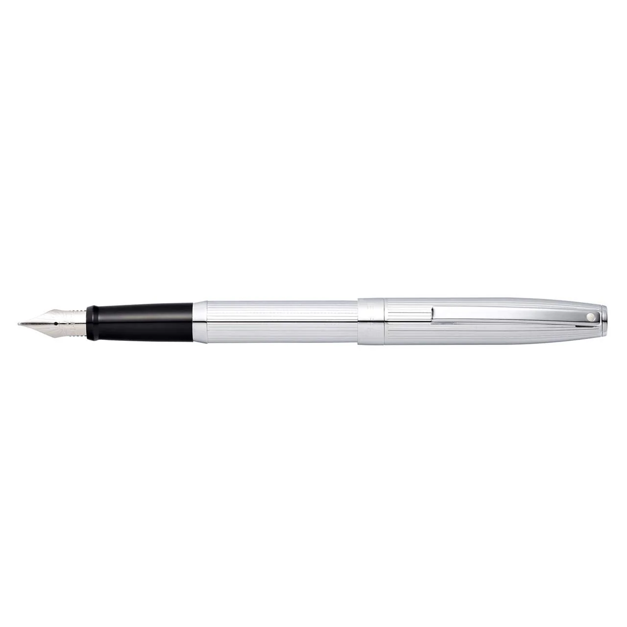 Sheaffer Sagaris Chrome Fountain Pen With Medium Nib