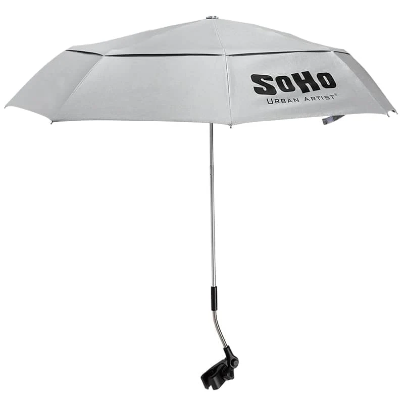 Soho Urban Artist Uv Sunscreen Umbrella - Blocks Uv Rays & Waterproof - A Safer Environment For Outdoor Painting, Artists, & Cra