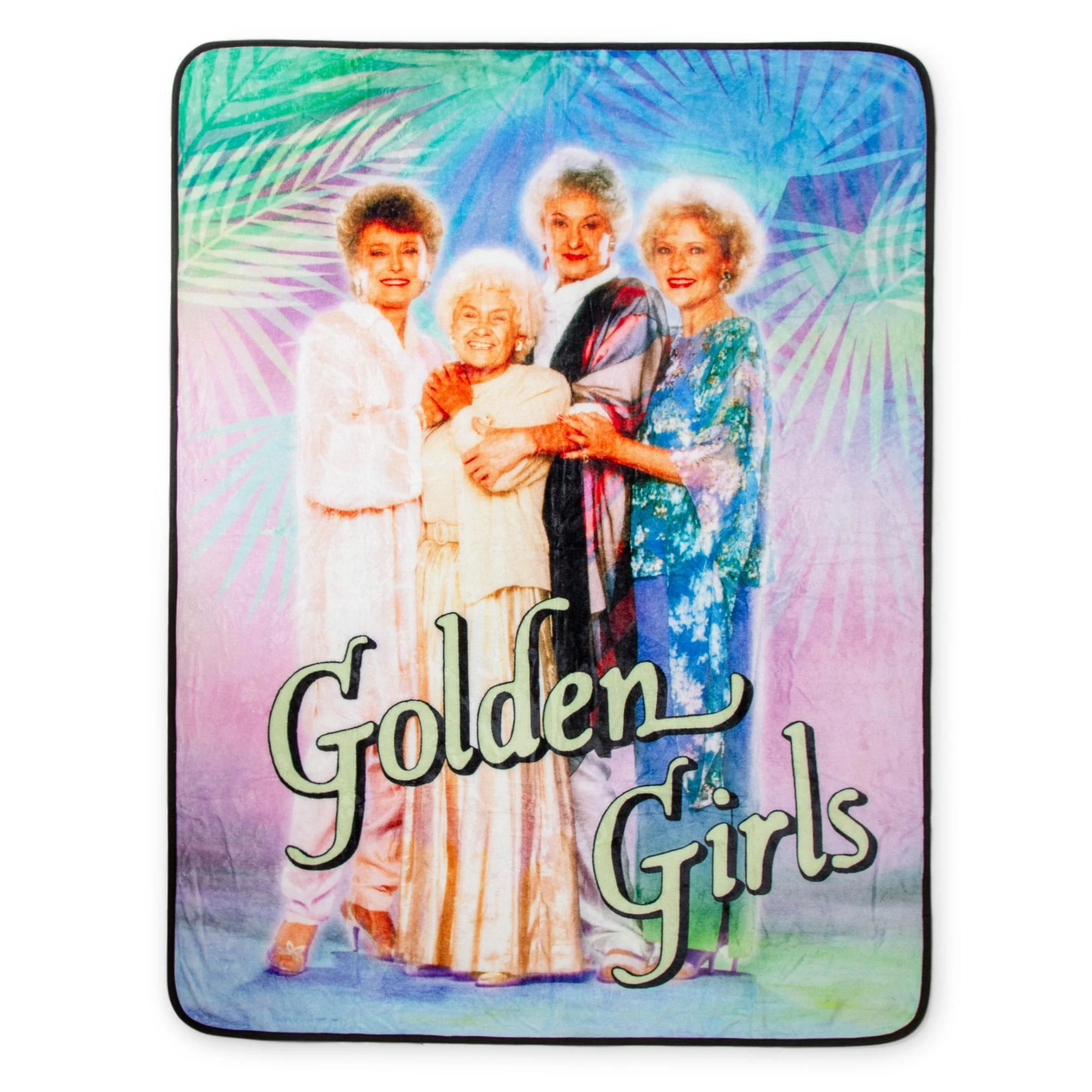 The Golden Girls Raschel Fleece Throw Fleece Blanket 45 X 60 Inches