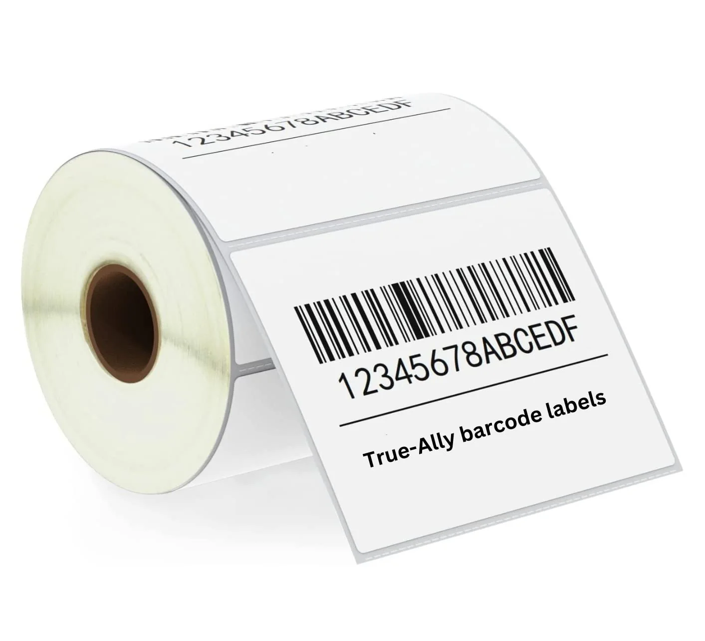 True-Ally 100X75 Direct Thermal (Dt) Barcode Label Sticker - 4 X 3 Inches - 100Mm X 75Mm - 500 Labels Per Roll - White Self Adhe