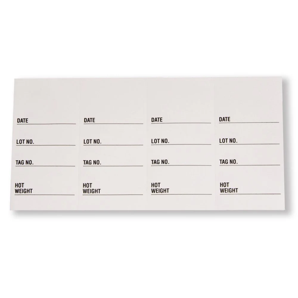 Ultrasource 448516 Hot Carcass Tags, 2.66' W X 4.25' H (Pack Of 1000)