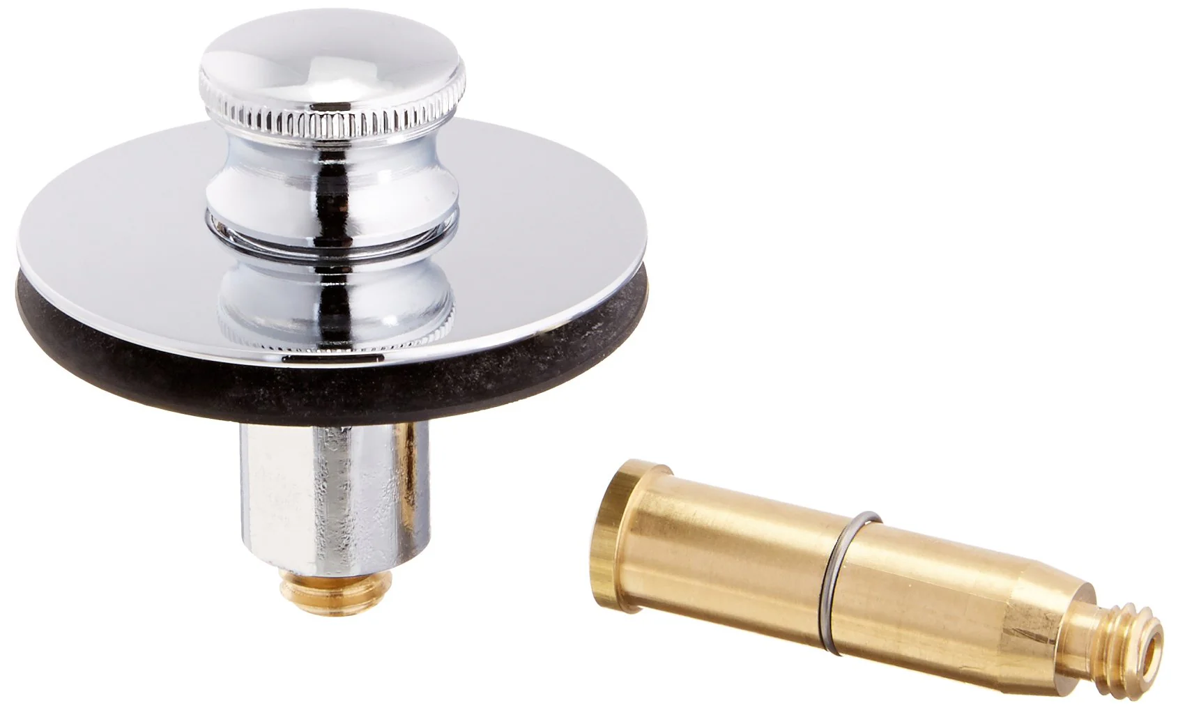Watco 38516-Cp Push Pull Replacement Stopper With 5/16 & 3/8 Pins, Chrome Plated