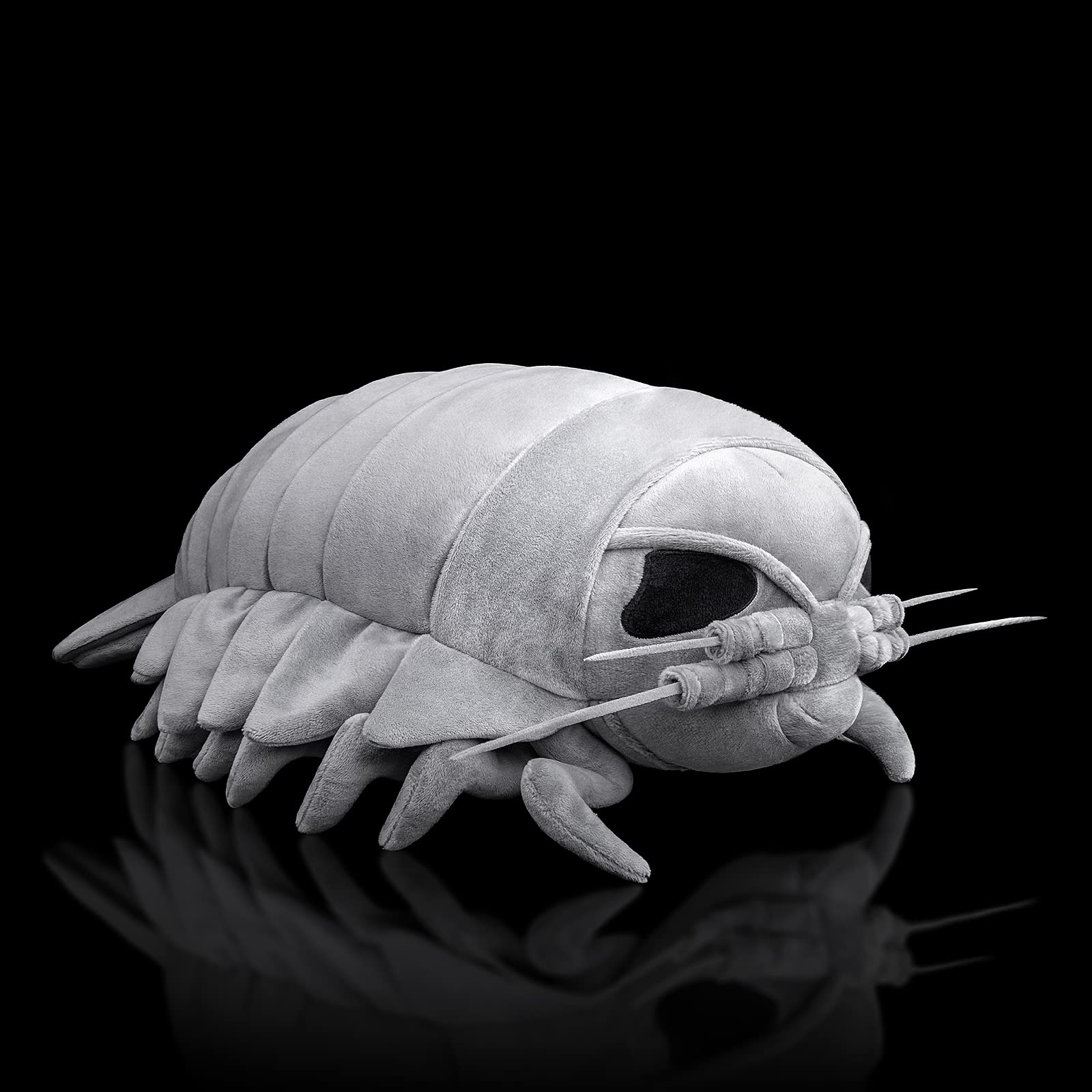 Zhongxin Made Large Isopod Plush - Lifelike 20 Isopod Weigted Stuffed Animal, Realistic Bathynomus Giganteus Arthropod Insect